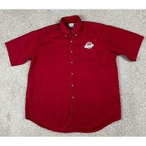 Men's Red Oklahoma Sooners Button Up